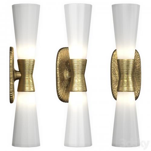 Utopia Large Double Bath Sconce by Kelly Wearstler