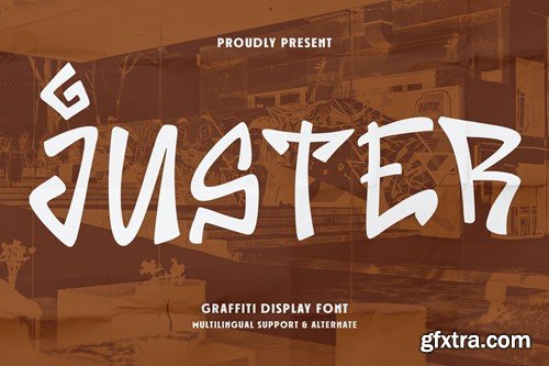 Juster Graffiti Display Font XUXLA8B