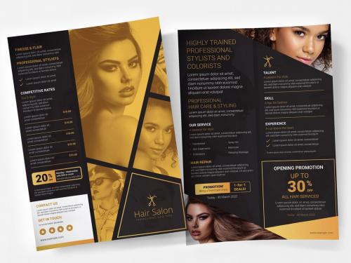 Black and Gold Poster Layout - 333030951
