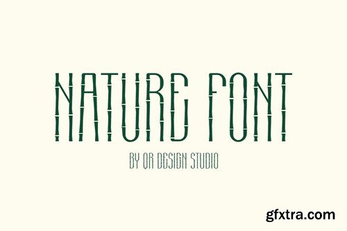 Crazy Bamboo - Nature Font F6WUBHD