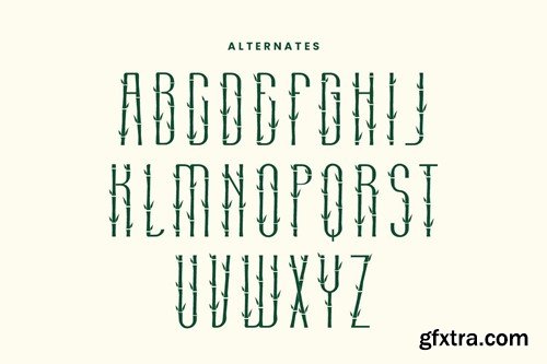 Crazy Bamboo - Nature Font F6WUBHD