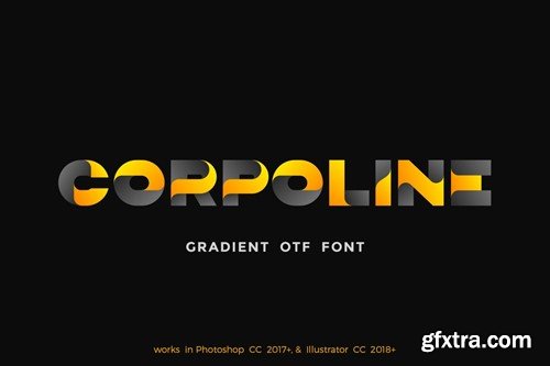 Corpoline Color OTF Font 8HJJMDN