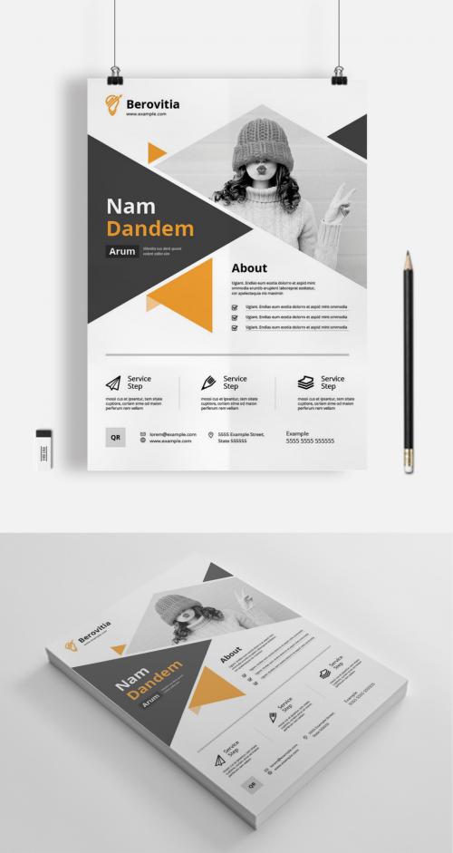 Triangle Business Flyer Layout - 333227183