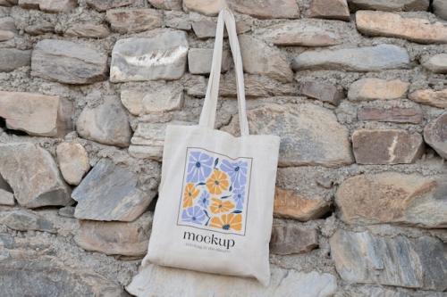 Tote Bag Mockup In The Nature