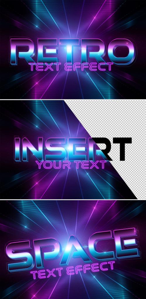 Disco Style Text Effect Mockup - 333527605