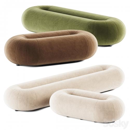 Loop Oval Pouf by Sancal / Pouf