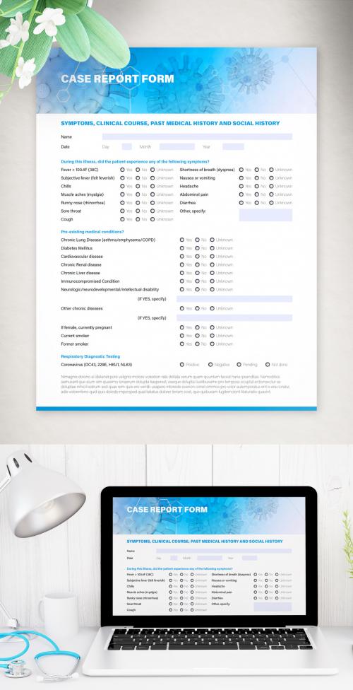 Interactive Medical Form Layout - 333538167