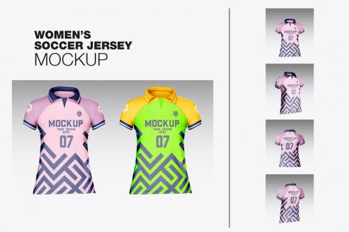 Women’s Soccer Jersey mockup