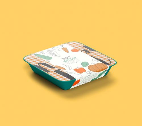 Food Container Mockup