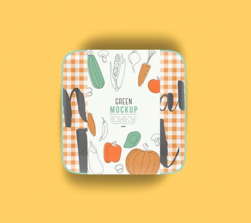 Food Container Mockup