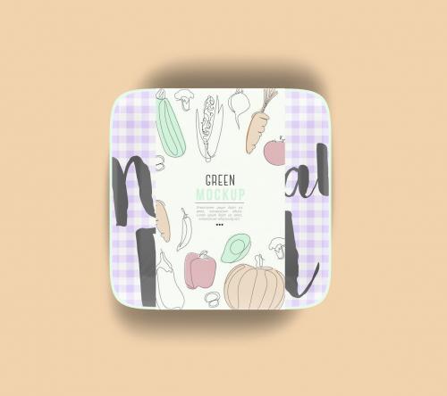 Food Container Mockup