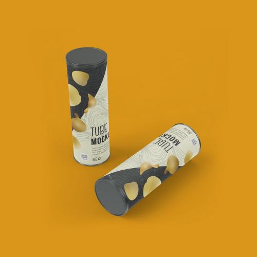 Snack / Chips Tube Mockup