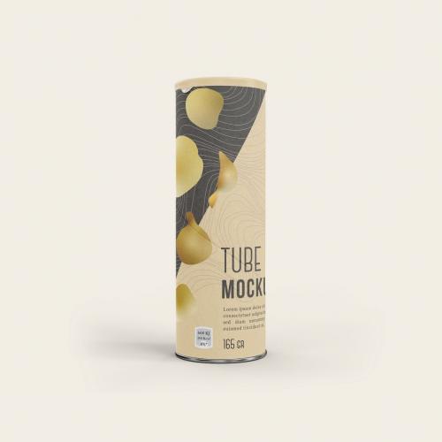 Snack / Chips Tube Mockup