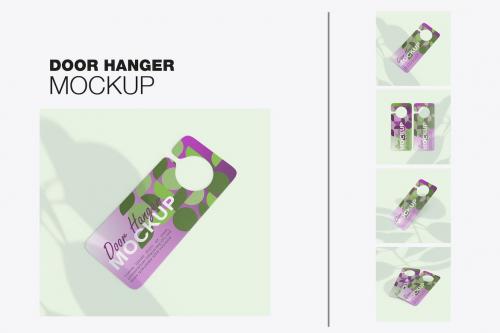 Set Door Hanger Mockup