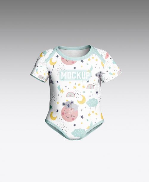 Baby Bodysuit Mockup