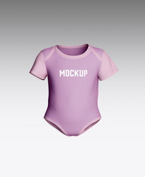 Baby Bodysuit Mockup