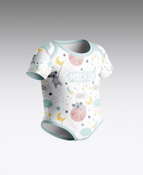 Baby Bodysuit Mockup