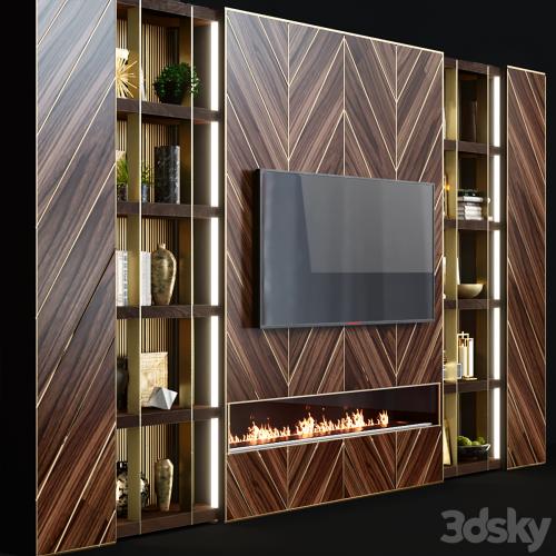 TV wall modern 44