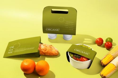 Organic Food Packaging Mockup