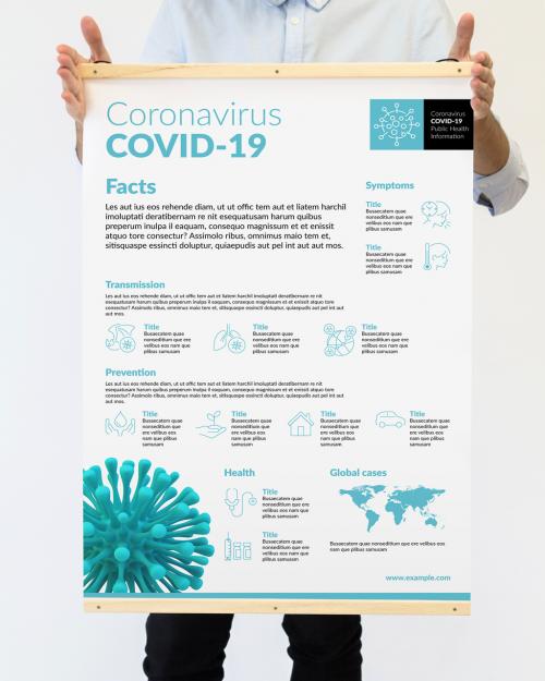 Infographic COVID-19 Poster - 334838569