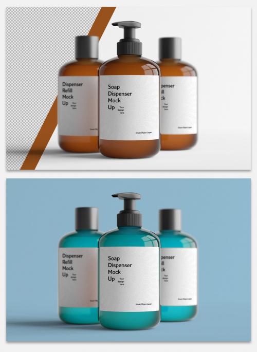 Cosmetic Bottles Mockup - 335101858