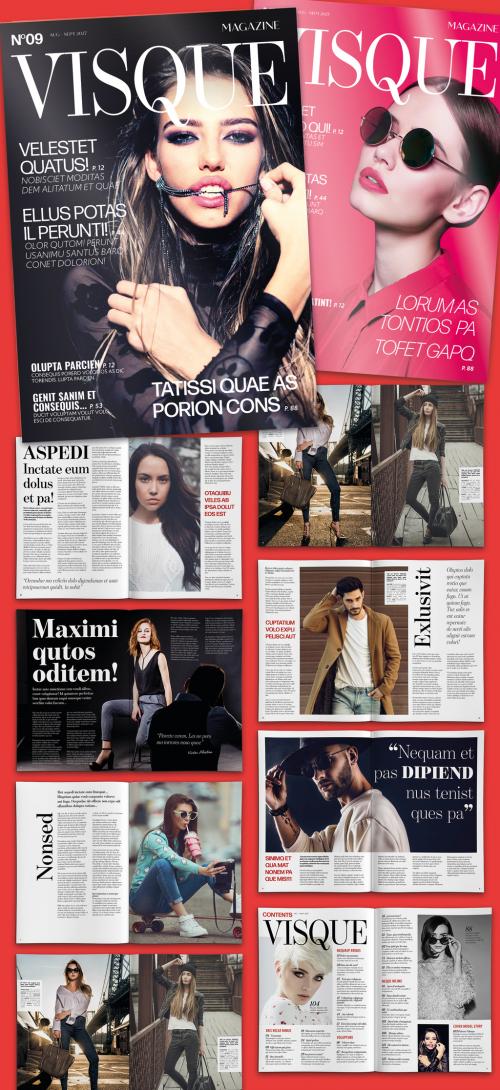 Fashion and Lifestyle Magazine Design Layout - 335320103