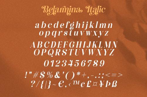 Belarmina - A Beauty Serif Font