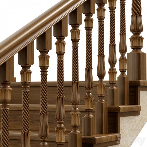 Wooden stairs 004