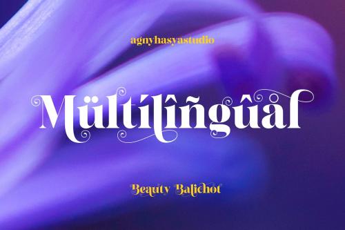 Beauty Balichot - A Decorative Serif