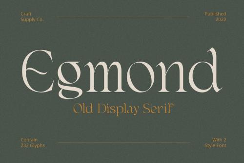 Egmond - Old Display Serif