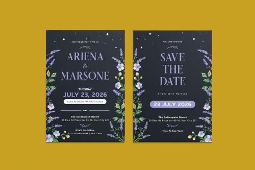 Laneiga Wedding Invitation Template