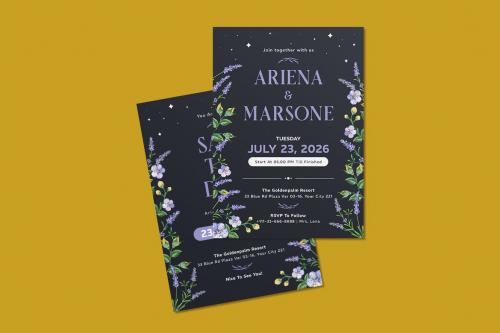 Laneiga Wedding Invitation Template