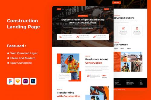 Construction Landing Page