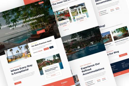 Evotel - Hotel and Resort Landing Page