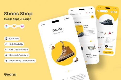 Geans - Shoes Shop Mobile App