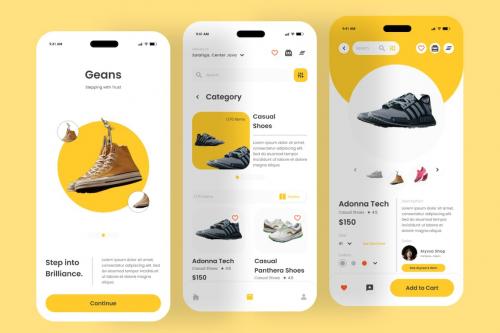 Geans - Shoes Shop Mobile App