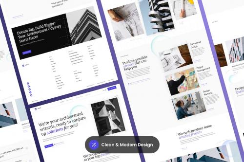 Grid - Architecture Portfolio Landing Page