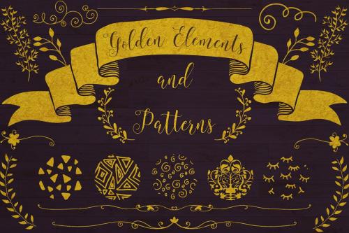 Golden Elements + 20 Patterns