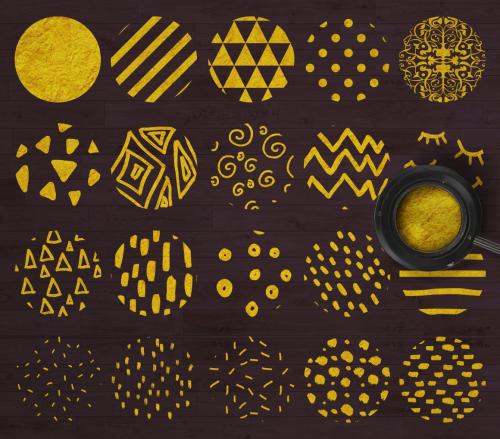 Golden Elements + 20 Patterns