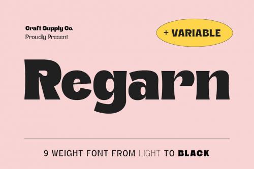 Regarn Font Family + Variable