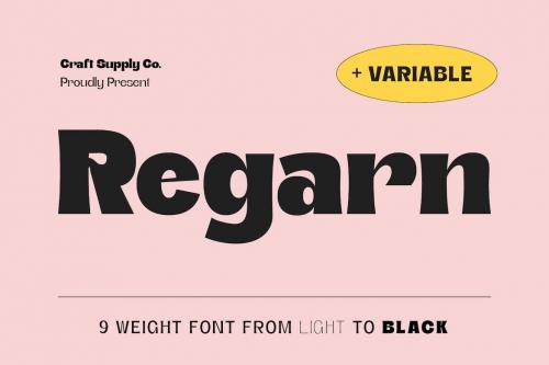 Regarn Font Family + Variable