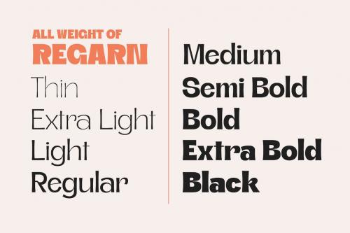 Regarn Font Family + Variable