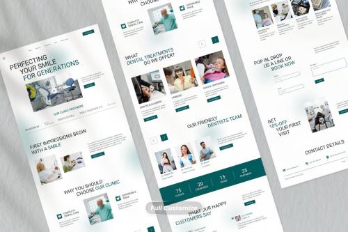 Dentist Landing Page - Hexa