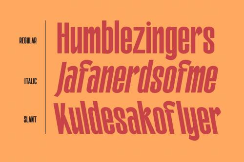 Galfego Condensed Sans Serif