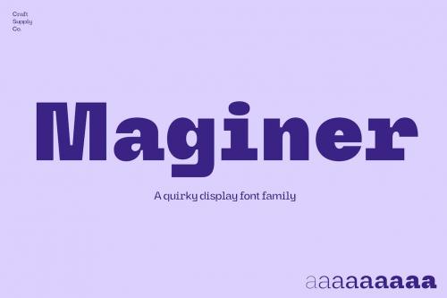 Maginer - Quirky Display Font Family