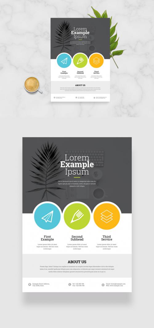 Minimal Business Flyer Layout - 336222051