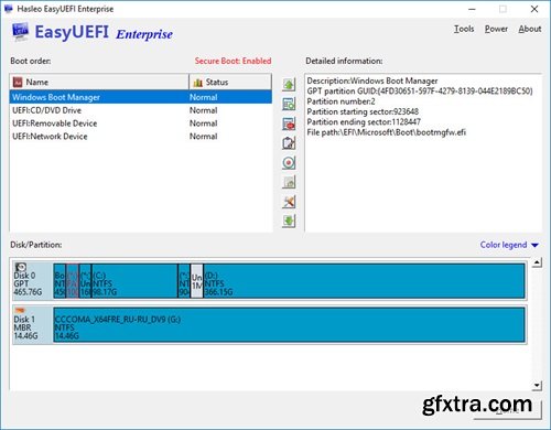 EasyUEFI Enterprise 5.8 + WinPE