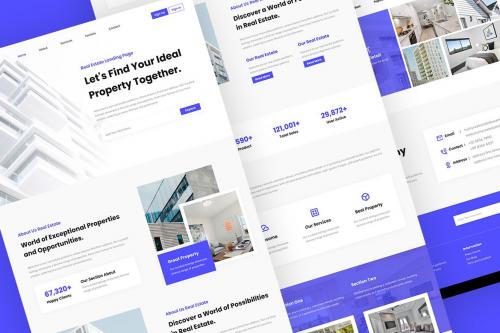 HUMY - Real Estate Landing Page