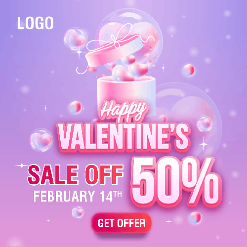 Valentine's Day Ad Banners Pack