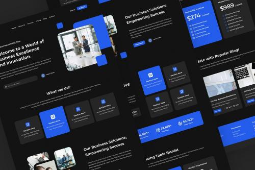 Bisnist - Business Landing Page